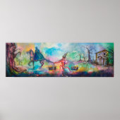 TEMPTATION Dark Knight and Devil's Treasure, Blue Poster (Voorkant)