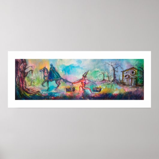 TEMPTATION Dark Knight and Devil's Treasure, Blue Poster (Voorkant)