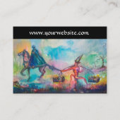 TEMPTATION Dark Knight and Devil's Treasure, Blue Visitekaartje (Achterkant)