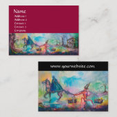 TEMPTATION Dark Knight and Devil's Treasure Red Visitekaartje (Voorkant / Achterkant)