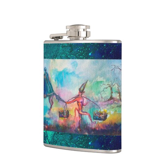 TEMPTATION Dark Knight Devil's Treasure, Blue Red Heupfles (Links)