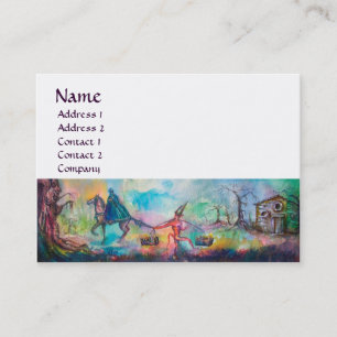 TEMPTATION Dark Knight, Devil's Treasure, Blue Whi Visitekaartje