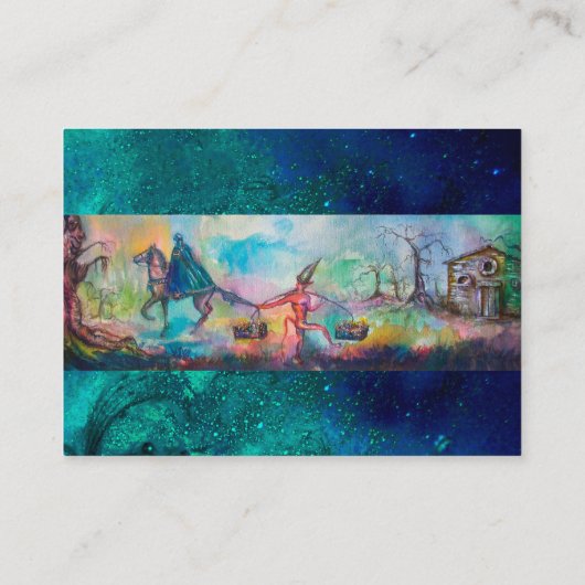 TEMPTATION Dark Knight, Devil's Treasure, Night Bl Visitekaartje (Achterkant)