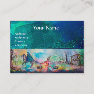 TEMPTATION Dark Knight, Devil's Treasure, Night Bl Visitekaartje