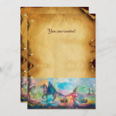 TEMPTATION Dark Knight, Devil's Treasure Parchment Kaart (Voorkant / Achterkant)