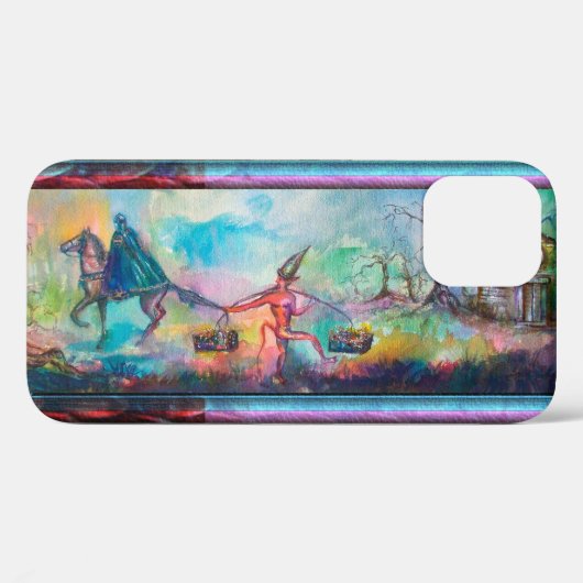 TEMPTATION Dark Knight en Devil's Treasure Blue Case-Mate iPhone Case (Achterkant (horizontaal))