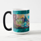 TEMPTATION Dark Knight en Devil's Treasure Blue Magische Mok (Links)