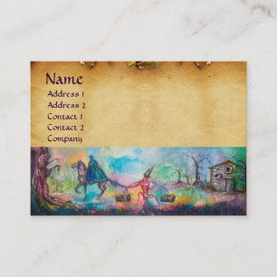 Temptation Dark Knight en Duivelsperkament Visitekaartje