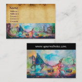 Temptation Dark Knight en Duivelsperkament Visitekaartje (Voorkant / Achterkant)