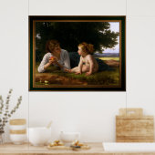 Temptation door William Bouguereau Poster (Keuken)