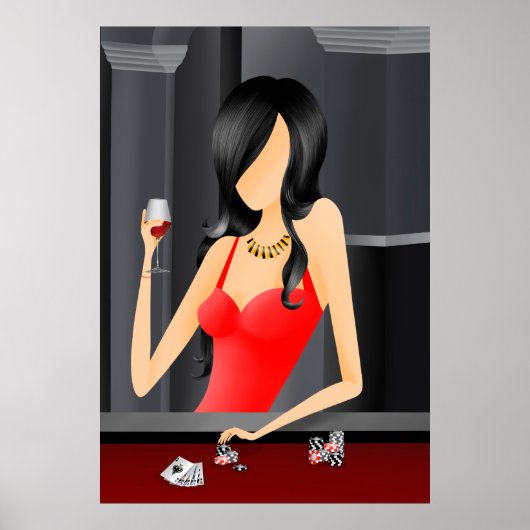 Temptation: Koningin van het spel Poster (Voorkant)