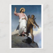 Temptation of Christus Briefkaart (Voorkant)