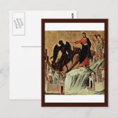 Temptation of Christus op de berg Briefkaart (Voorkant / Achterkant)