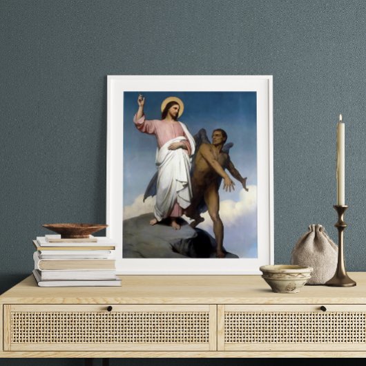 Temptation of Christus Poster