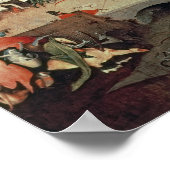 Temptation of Saint Anthony, c.1500 Poster (Hoek)
