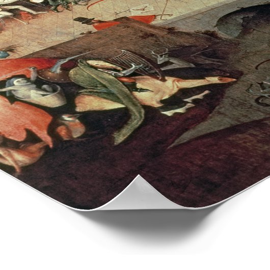 Temptation of Saint Anthony, c.1500 Poster (Hoek)