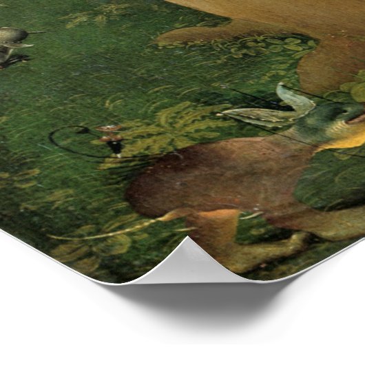 Temptation of Saint Anthony, door Bosch Poster (Hoek)