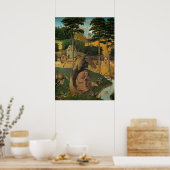 Temptation of Saint Anthony, door Bosch Poster (Keuken)