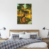 Temptation of St. Anthony, 1490 Canvas Afdruk (Insitu (Slaapkamer))