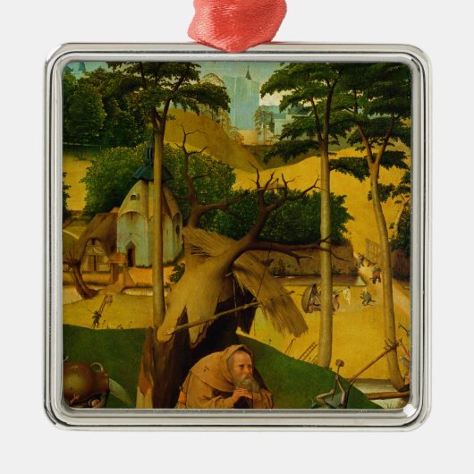 Temptation of St. Anthony, 1490 Metalen Ornament (Voorkant)