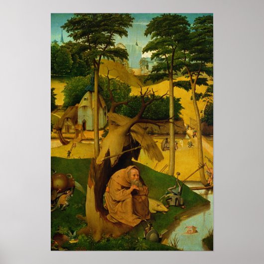Temptation of St. Anthony, 1490 Poster (Voorkant)