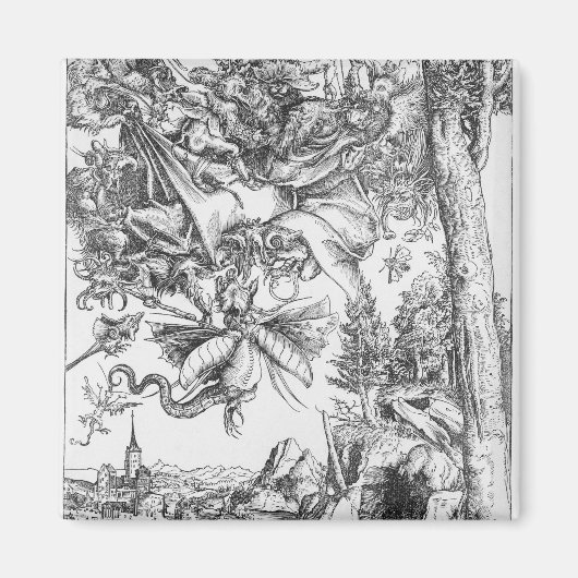 Temptation of St.Anthony, 1506 Magneet (Voorkant)