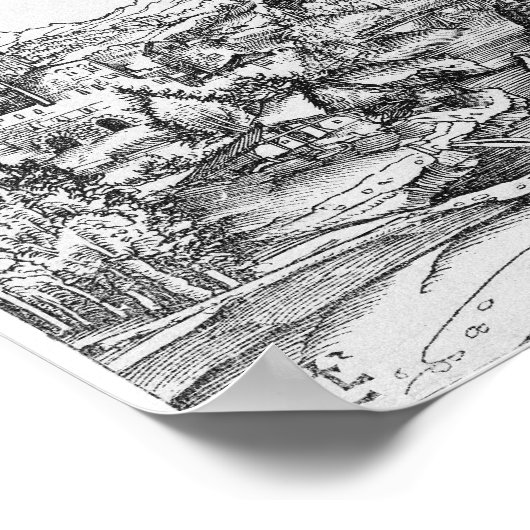 Temptation of St.Anthony, 1506 Poster (Hoek)