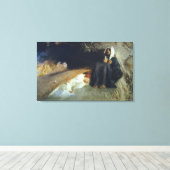 Temptation of St. Anthony, 1878 Canvas Afdruk (Insitu (Houten vloer))