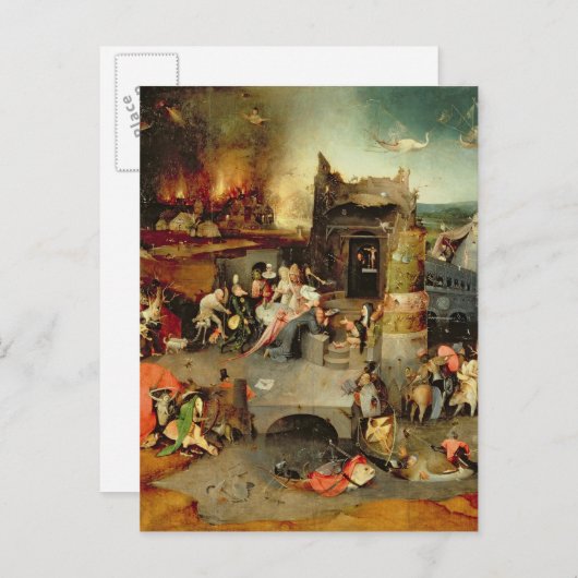 Temptation of St. Anthony Briefkaart (Voorkant / Achterkant)