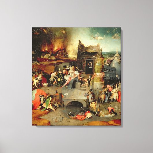 Temptation of St. Anthony Canvas Afdruk (Voorkant)