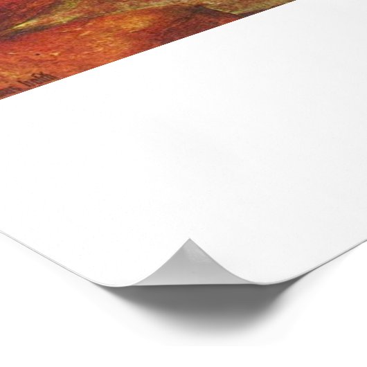 Temptation of St.Anthony door Hieronymus Bosch Poster (Hoek)