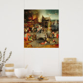 Temptation of St. Anthony Poster (Keuken)