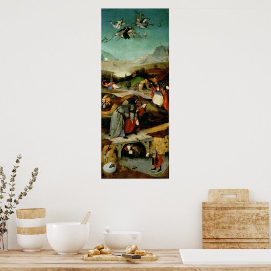Temptation of St. Anthony Poster (Keuken)