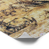 Temptation of St. Antony the Great, Pieter Bruegel Poster (Hoek)