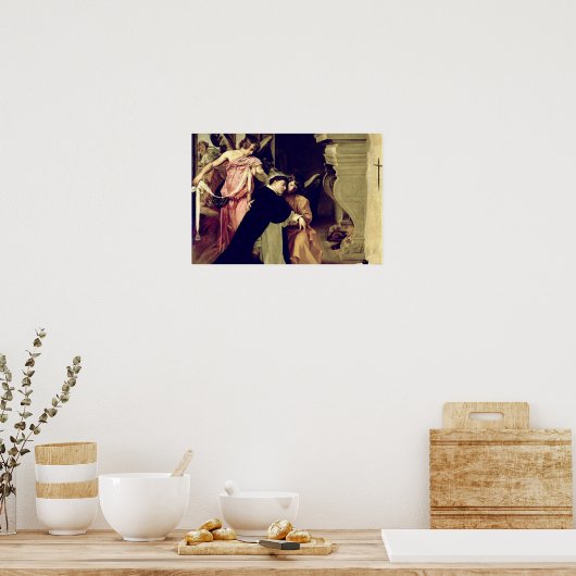 Temptation of St.Thomas Aquinas Poster (Keuken)