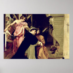 Temptation of St.Thomas Aquinas Poster