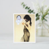 Temptation - van de Pierrot's Love Series Briefkaart (Staand voorkant)