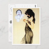 Temptation - van de Pierrot's Love Series Briefkaart (Voorkant / Achterkant)