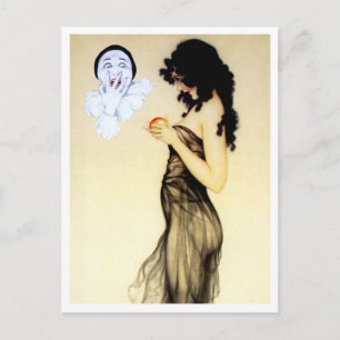 Temptation - van de Pierrot's Love Series Briefkaart