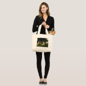 Temptation, William-Adolphe Bouguereau Grote Tote Bag (Voorkant (model))