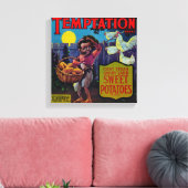 Temptation Yam LabelPittsburg, TX Canvas Afdruk (Insitu (Woonkamer))