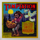 Temptation Yam LabelPittsburg, TX Poster (Voorkant)