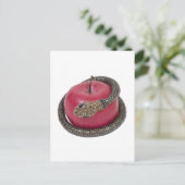 TemptationAppleSnake12311 Briefkaart (Staand voorkant)
