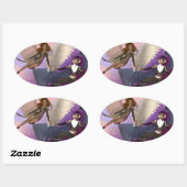 Tempted Oval Sticker (Vel)