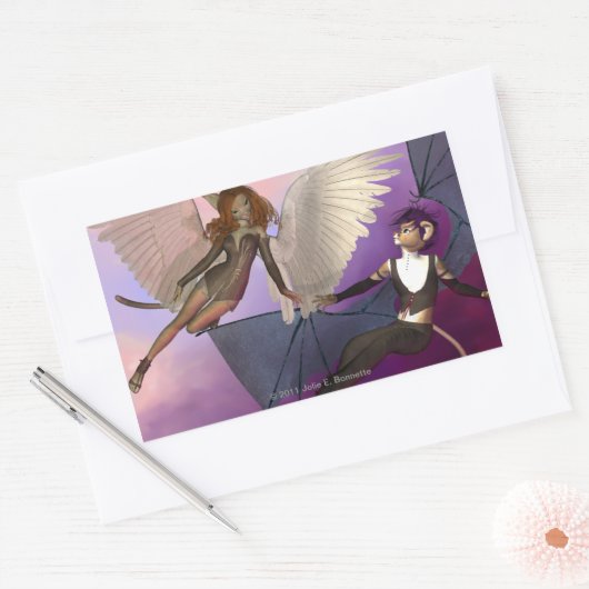 Tempted Rectangle Sticker (Envelop)