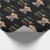 Tempted Yorkie Kerstmis Cadeaupapier (Hoek)