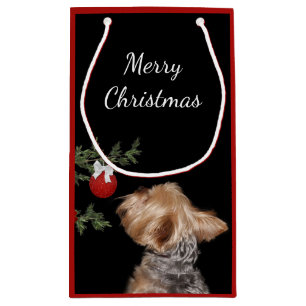 Tempted Yorkie Kerstmis Klein Cadeauzakje