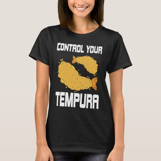 Tempura Pun Costume Shrimp And Seafood T-shirt (Voorkant)