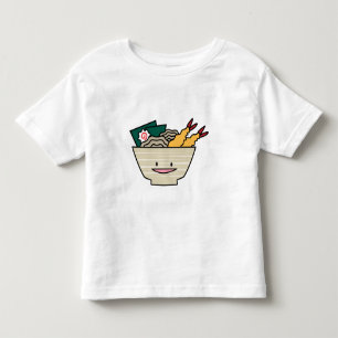 Tempura ramen bowl nori garnalen Japanse noedels Kinder Shirts