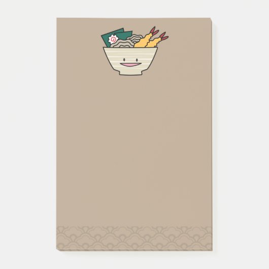 Tempura ramen bowl nori garnalen Japanse noedels Post-it® Notes (Voorkant)